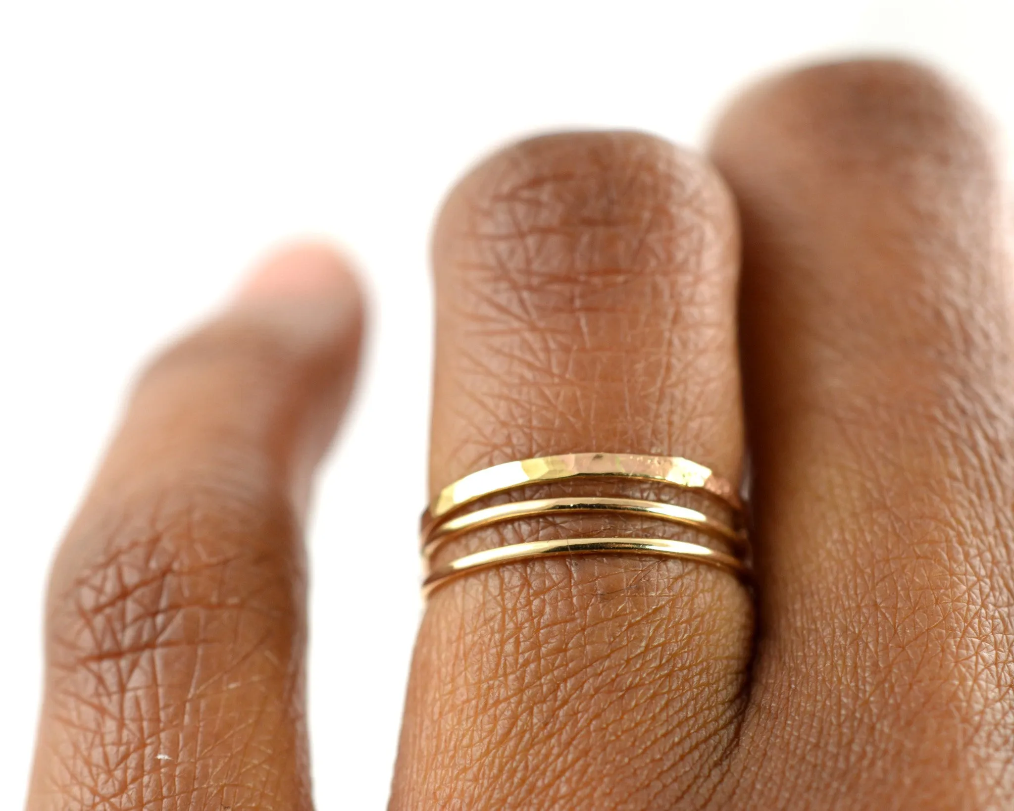 Mixed Metal Ring Threads - Set of 9
