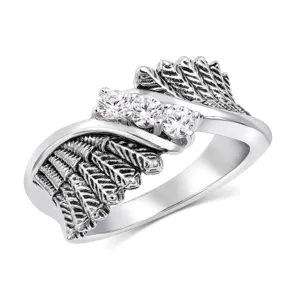 Montana Silversmith Starlight Feather Ring