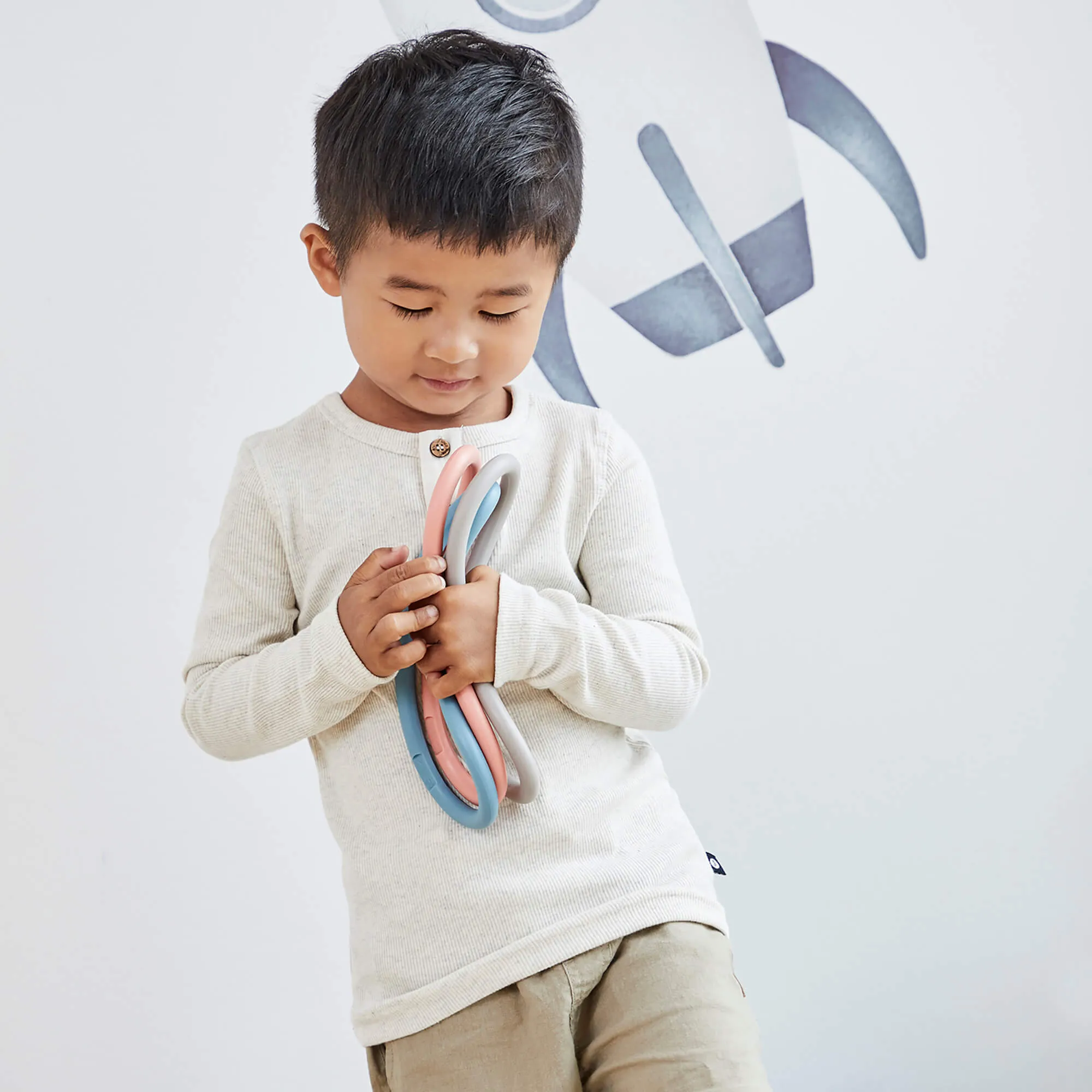 Montessori Scandi-inspired Activity Rings | Nordic Range | Set of 6