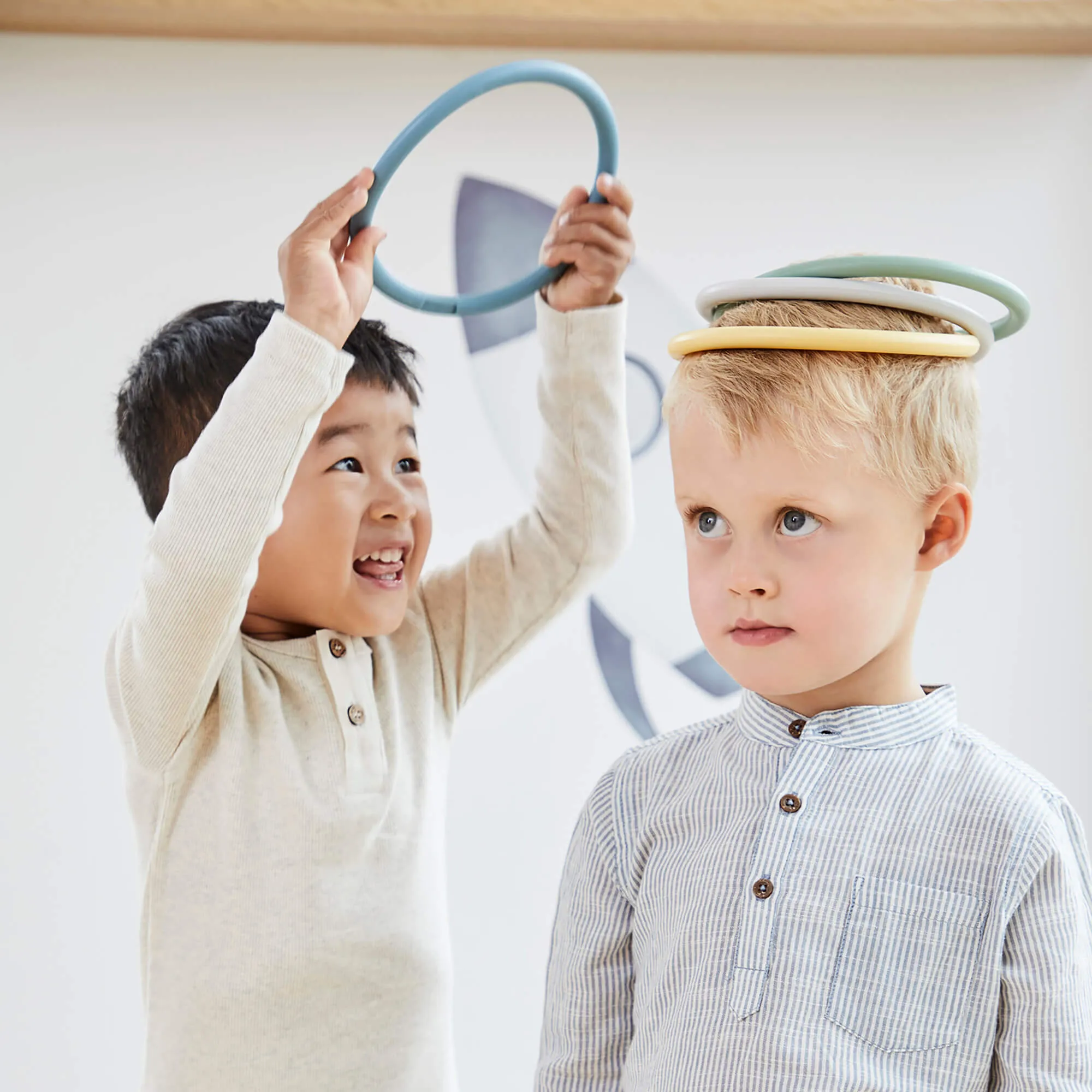 Montessori Scandi-inspired Activity Rings | Nordic Range | Set of 6