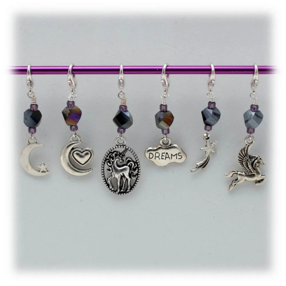 Moon Dream Pony Stitch Marker Set