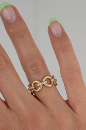 Nexus Pavé Band Chain Ring