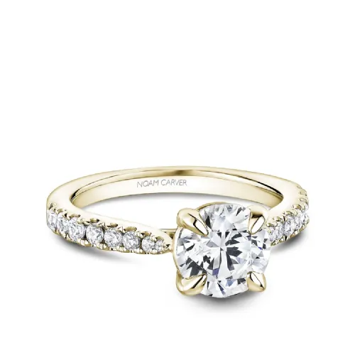 Noam Carver 14K Gold Diamond  Mount (White, Yellow, Rose)
