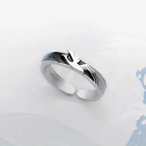 Ocean Surf Couple's Rings