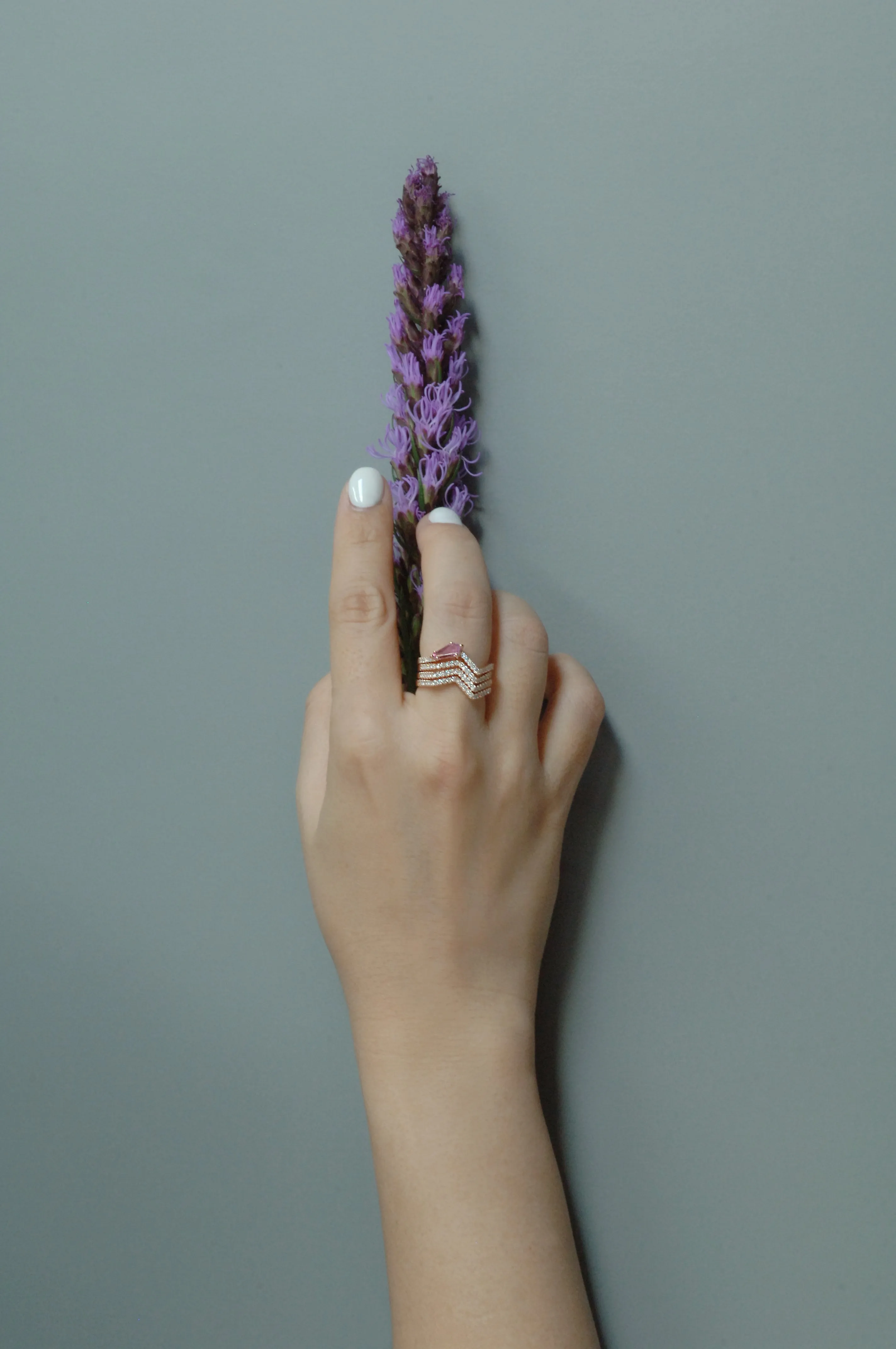 Origami Ziggy Jazz Black Sapphire Ring