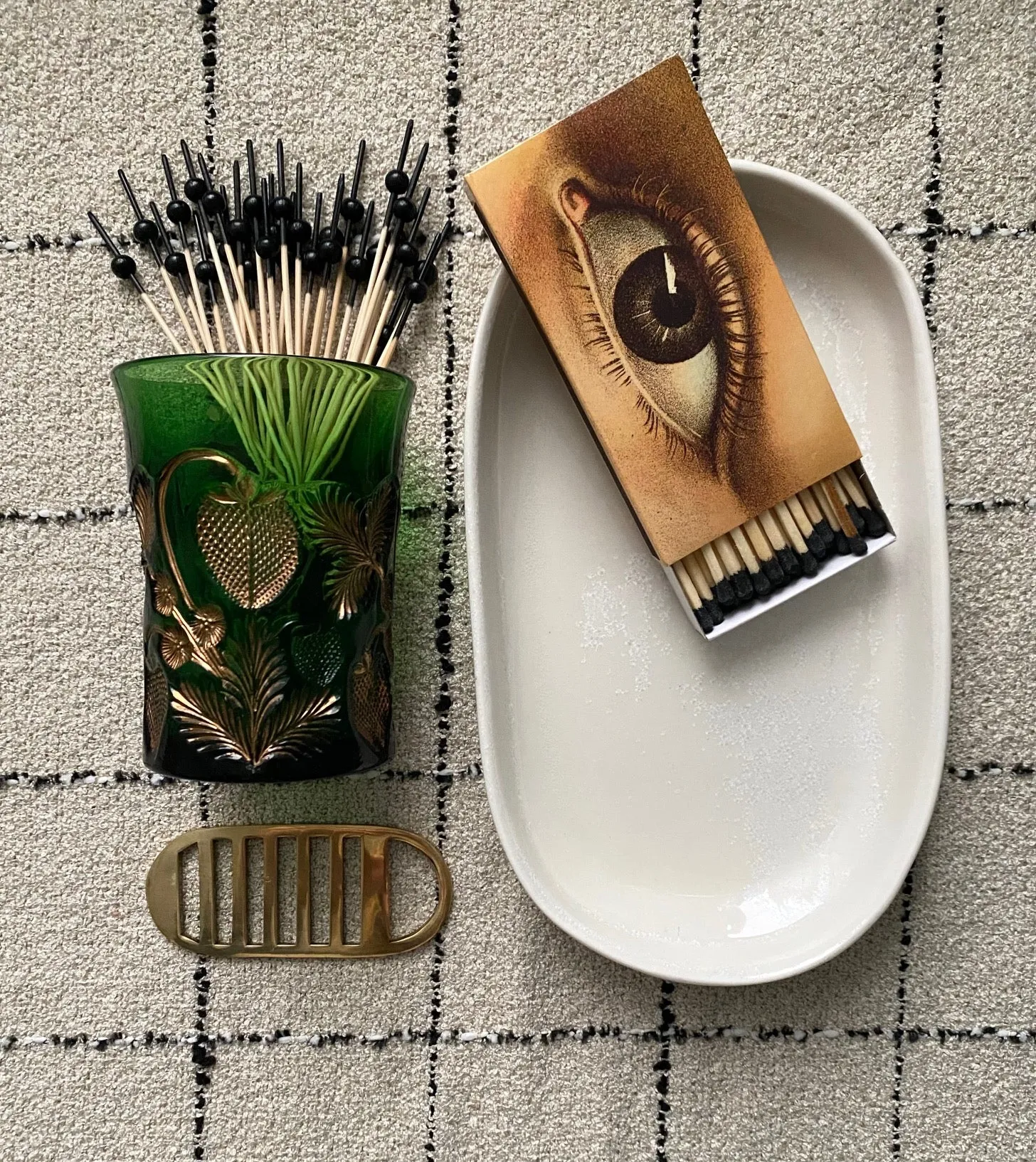 Oval Artisan Pottery Tray- Large