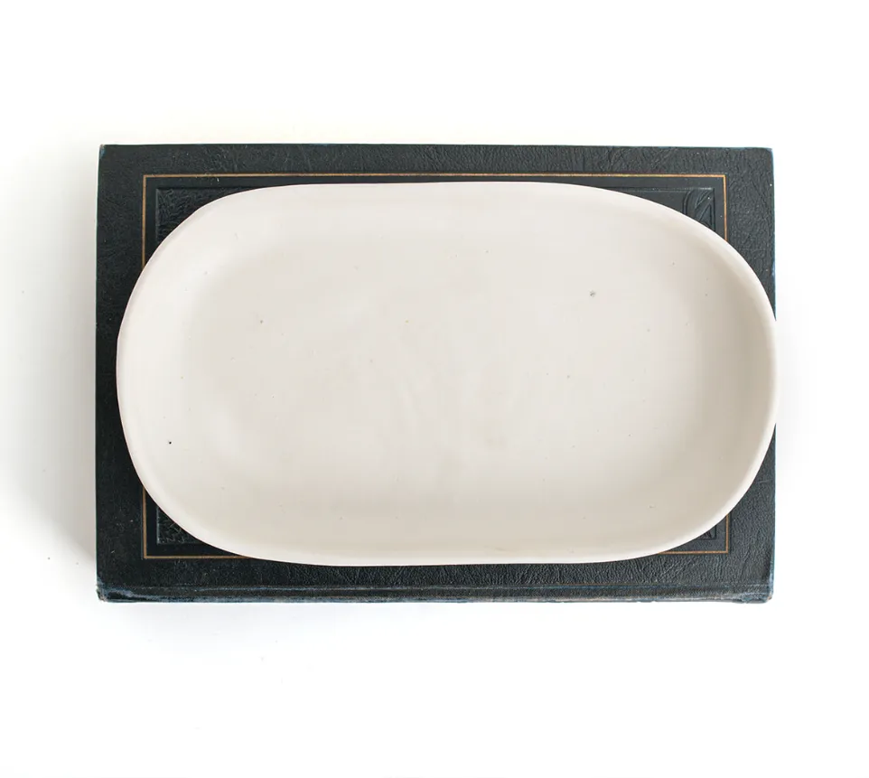 Oval Artisan Pottery Tray- Medium