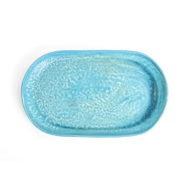 Oval Artisan Pottery Tray- Medium