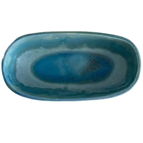 Oval Artisan Pottery Tray- Mini