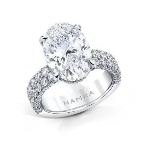 Oval Brilliant Diamond Ring