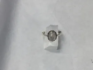 Oval Flower Style Ring