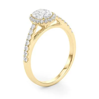 Oval Halo Setting