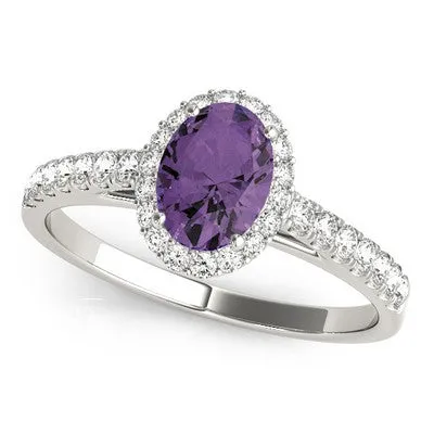 Oval Halo Setting