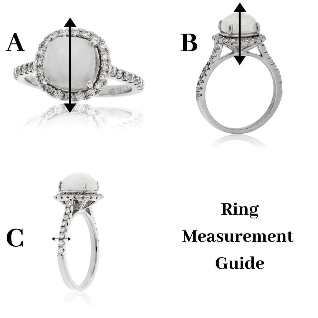 Oval Pink Sapphire & Diamond Ring