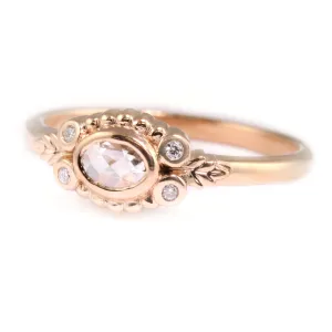 Oval Wood Nymph Ring