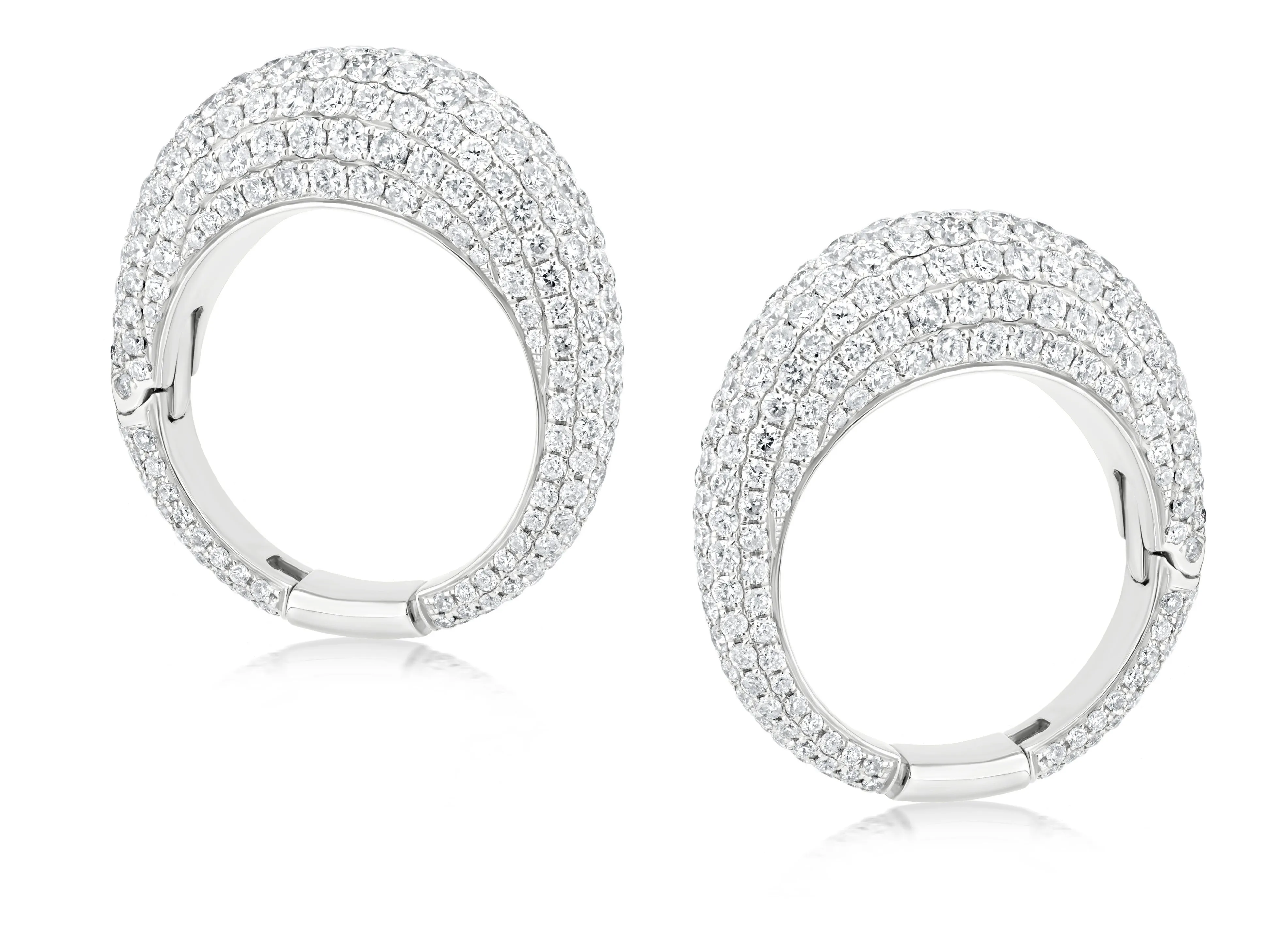 Pave Diamond Rings/Earrings