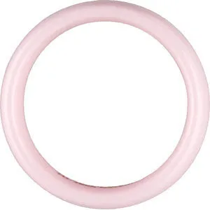 Pink Ceramic 8mm Domed Band Size 4