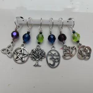 Positive Symbols Stitch Markers