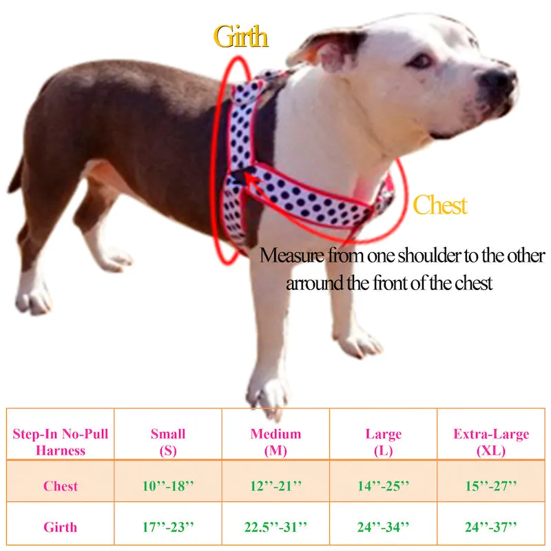 Pride Flag Rainbow Purple No-pull Harness - 1.5"