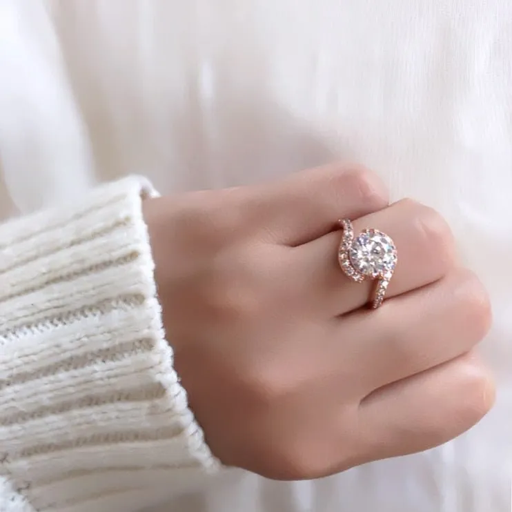 Red Ruby Wedding Ring For Women Engagement Jewelry