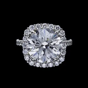 Ring Slide Brilliant Cushion Frames