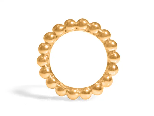 Rose Gold Beaded Ring