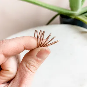 Rose Gold Twist Stacking Rings