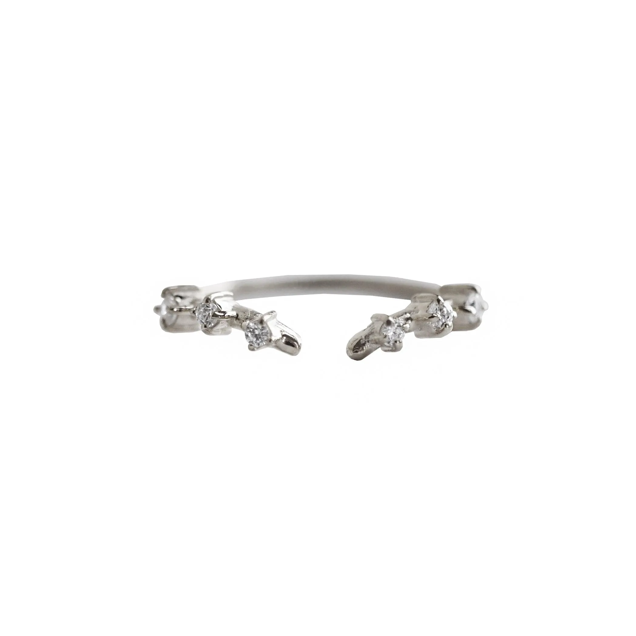 Rose Thorn Ring Band in 14K and 18K Gold