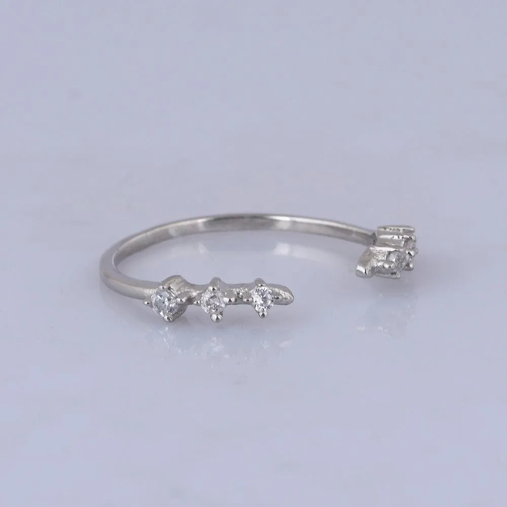 Rose Thorn Ring Band in 14K and 18K Gold