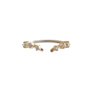 Rose Thorn Ring Band in 14K and 18K Gold