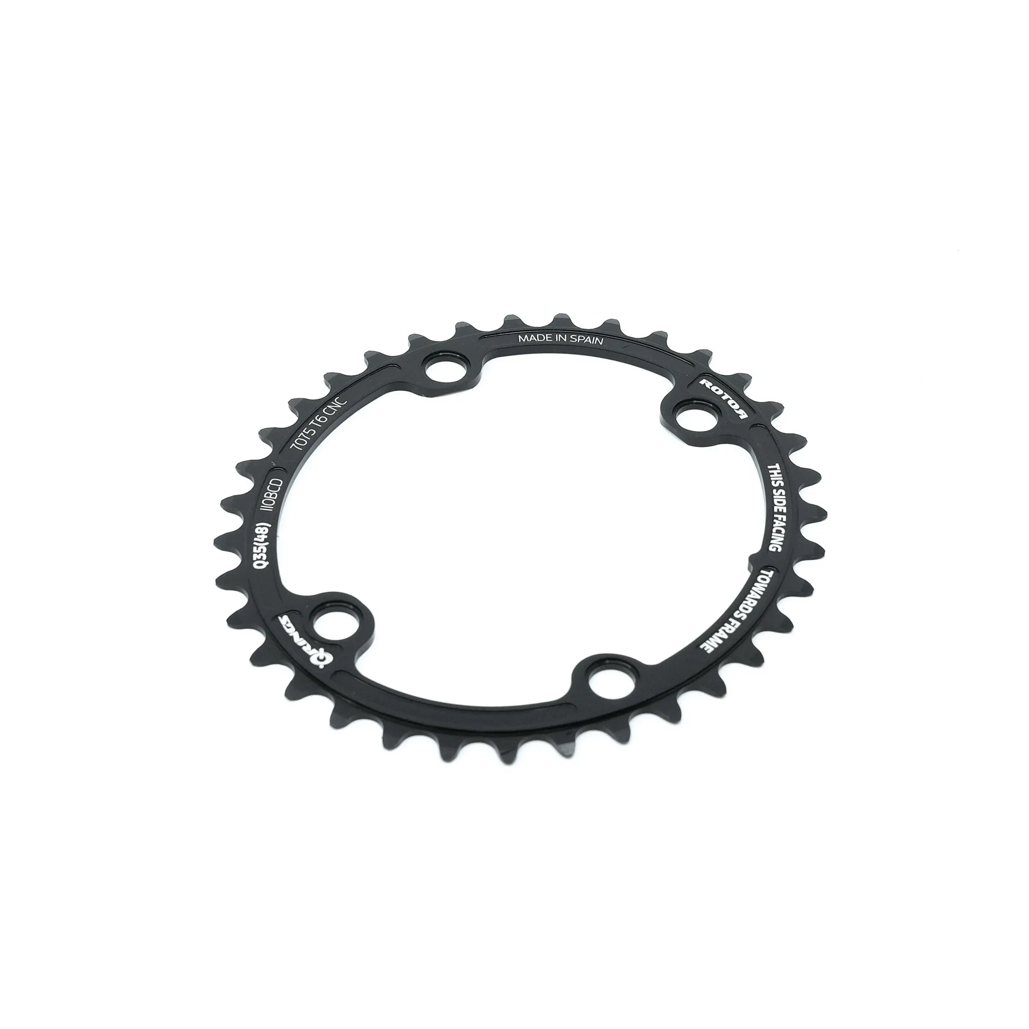 ROTOR Q-Rings for SRAM AXS 2x Oval Chainring Set (BCD 110x4)