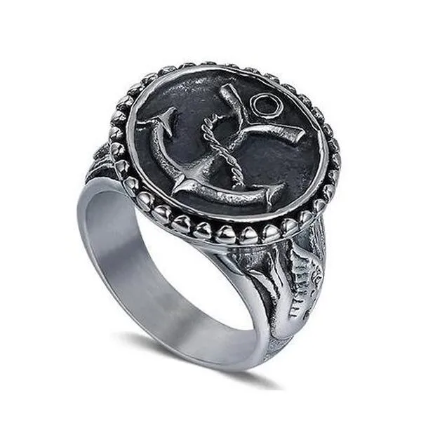 Round Anchor Sparrow Ring