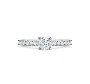 Round Brilliant Engagement Ring 1.00tw