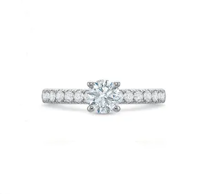 Round Brilliant Engagement Ring 1.25tw