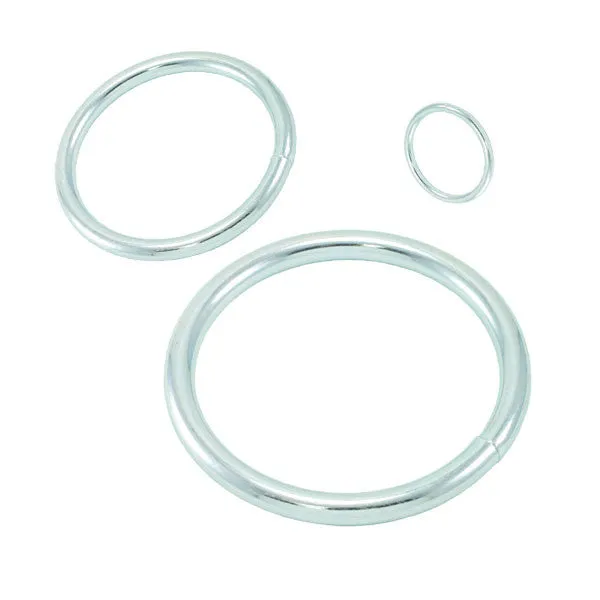 Round Welded Steel Rings 0.205" x 1-1/4" I.D.