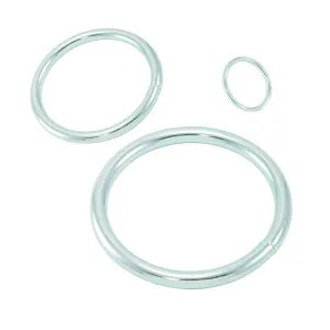 Round Welded Steel Rings 0.205" x 1-1/4" I.D.