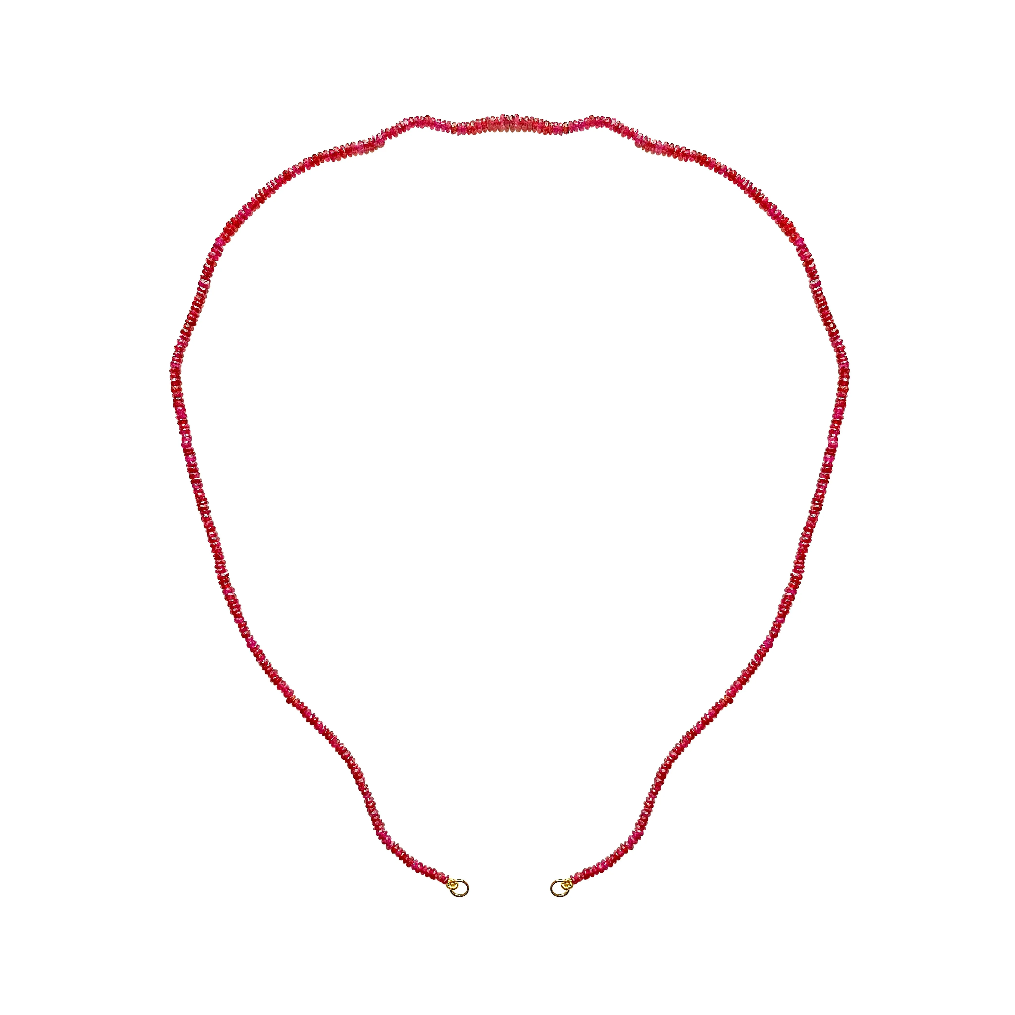 Ruby Healing Bead Necklace