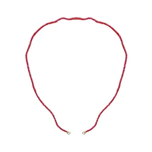 Ruby Healing Bead Necklace
