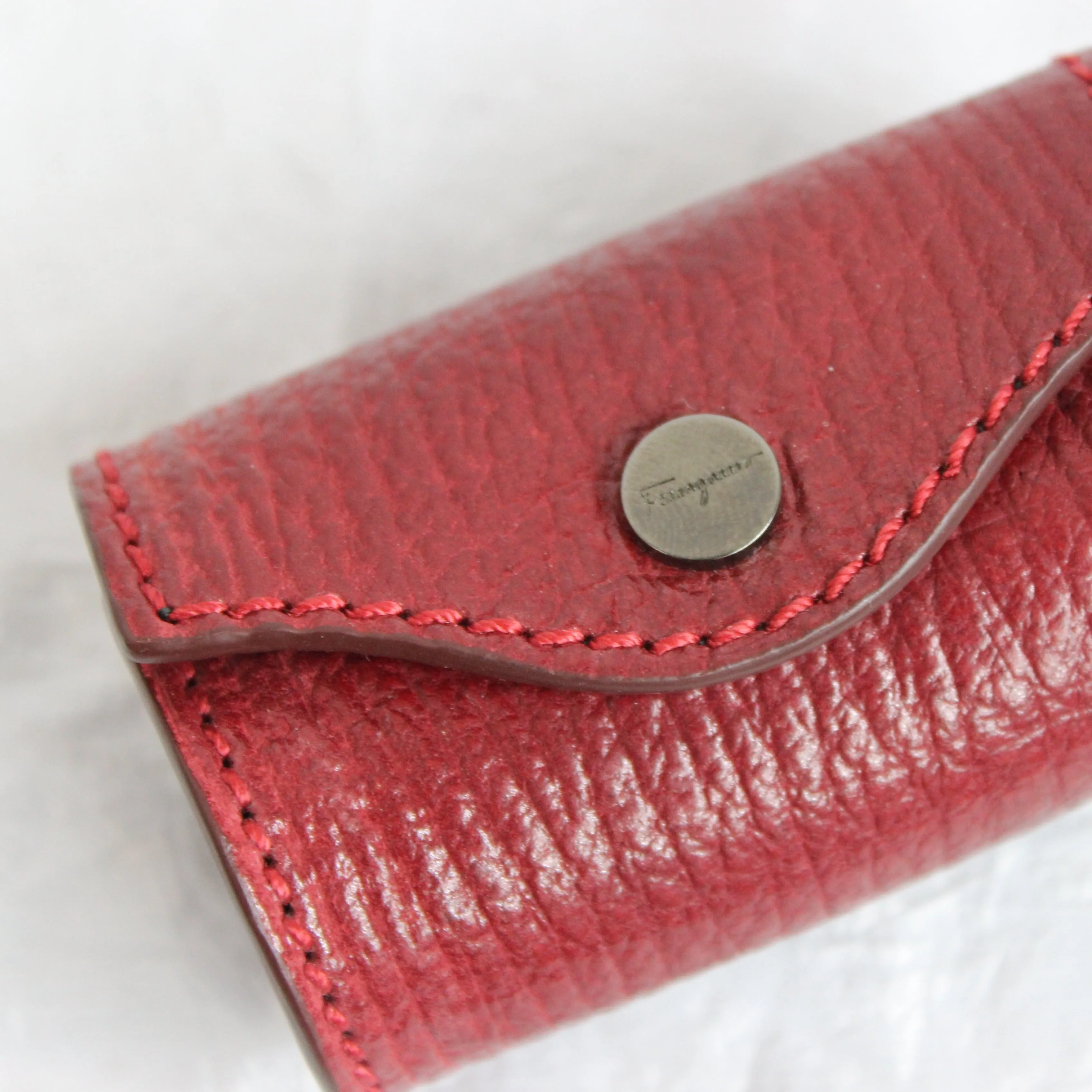 Salvatore Ferragamo Doggie Waste Bag Holder in Red