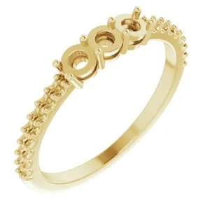 Set of Custom Stackable Rings