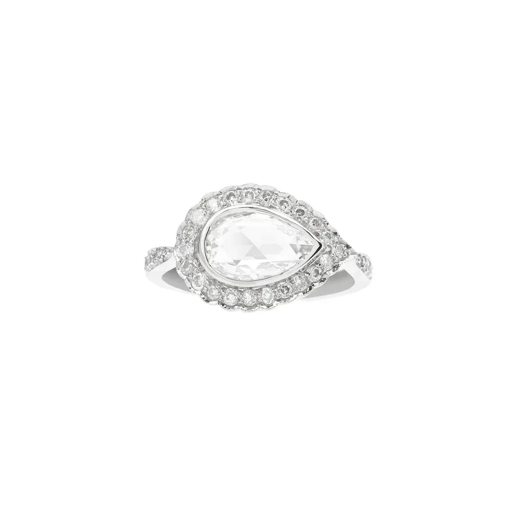 Sethi Couture Victoria White Diamond Ring