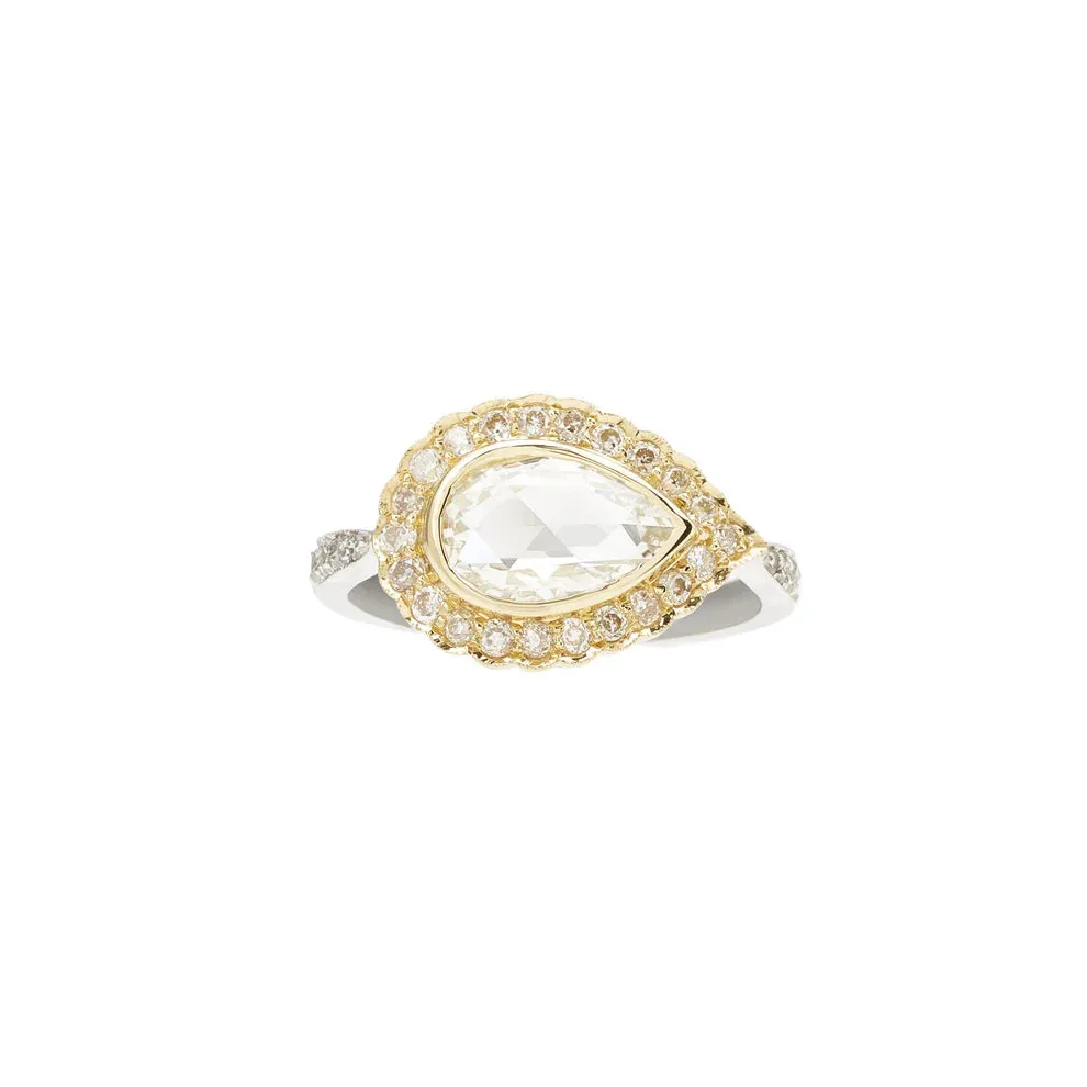 Sethi Couture Victoria White Diamond Ring