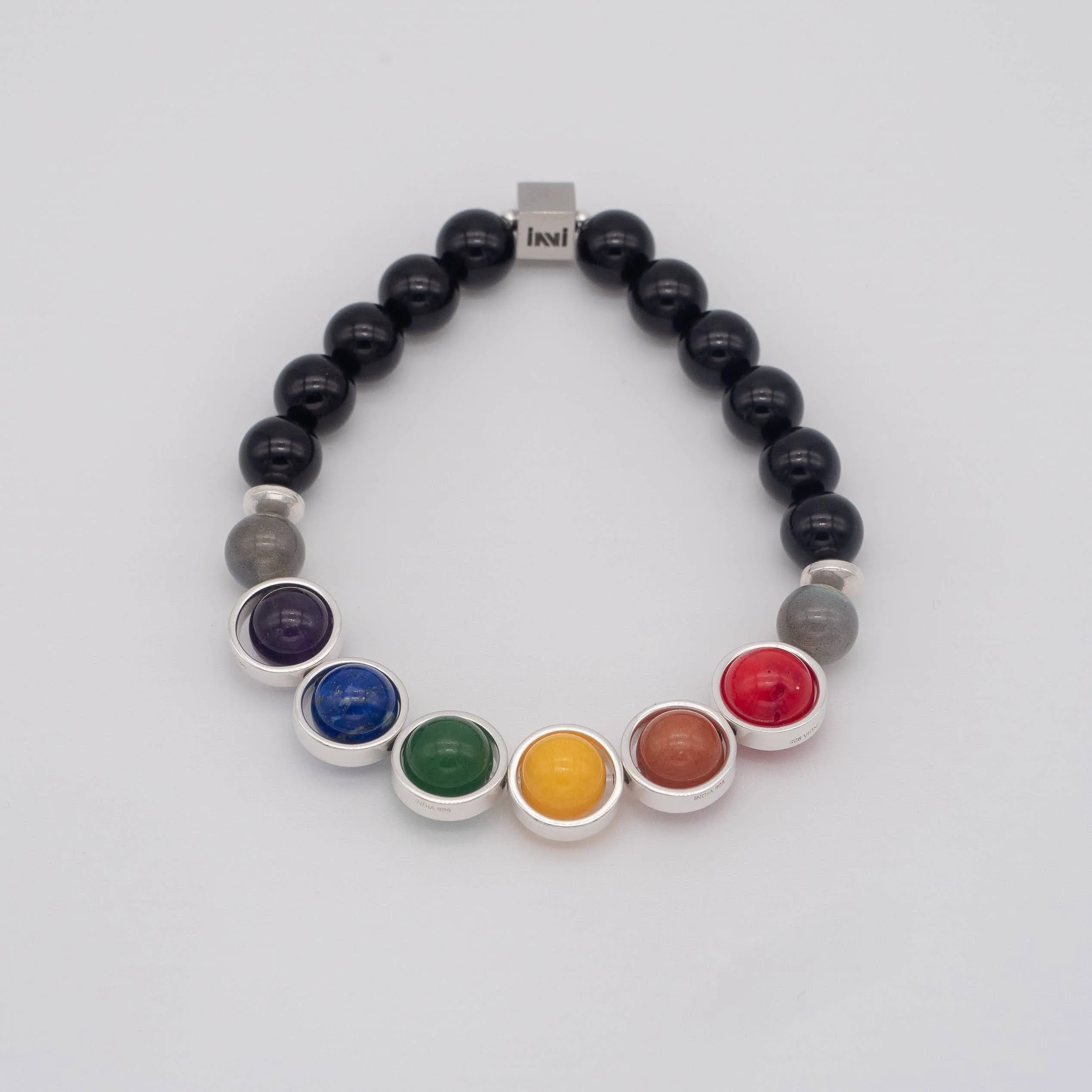 Silver Rings Pride Bracelet