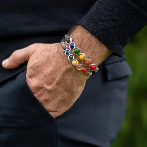 Silver Rings Pride Bracelet