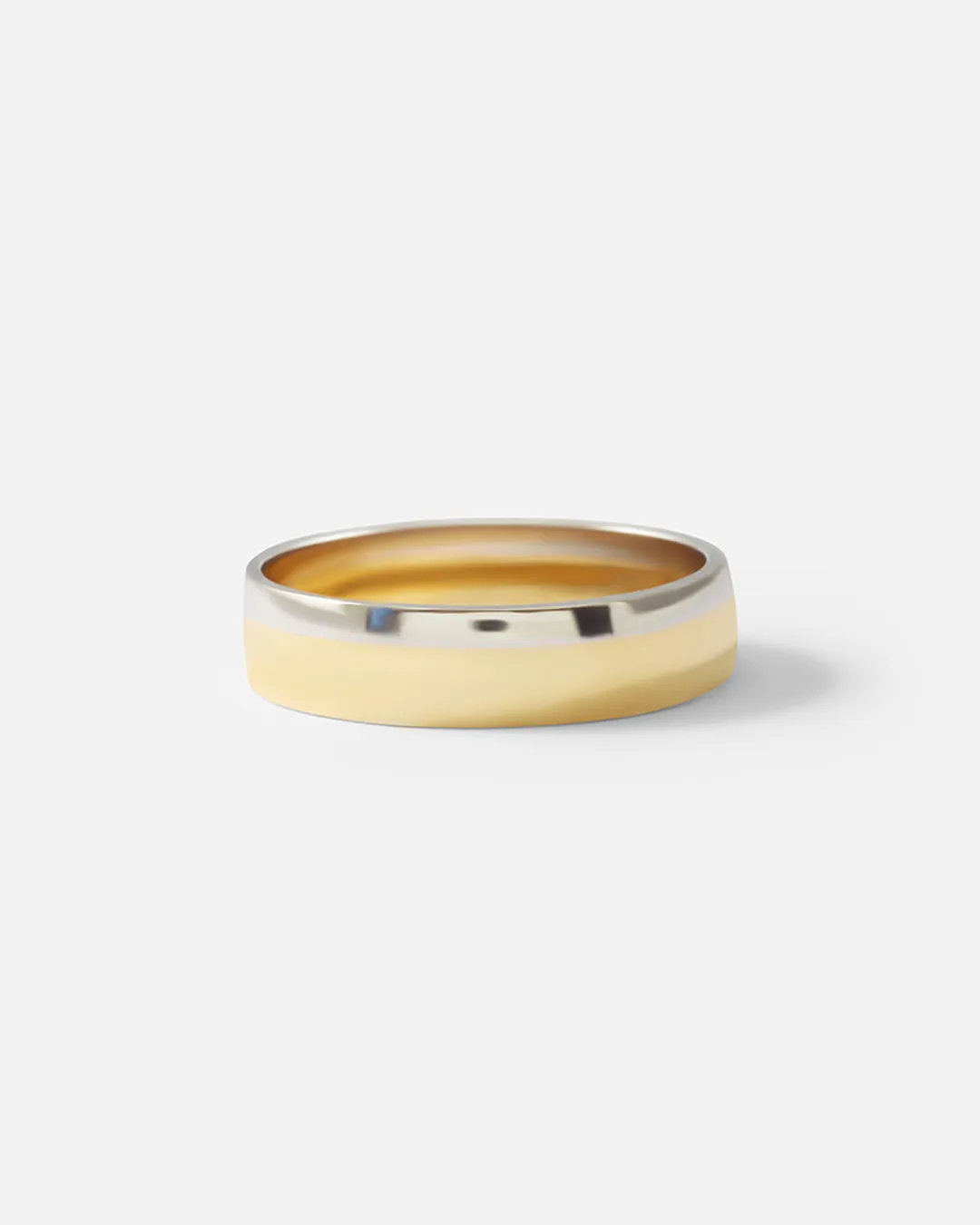Slight Domed Band / Two Tone