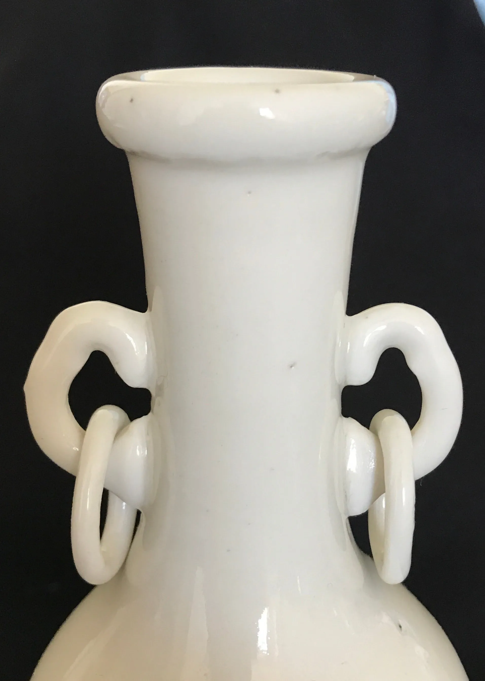 SOLD Chinese Export Porcelain Fujian Blanc de Chine Vase.