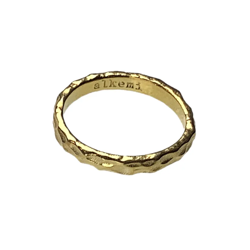 Stacking Rings in 18kt Gold PL