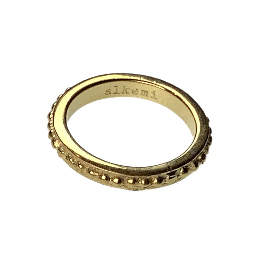 Stacking Rings in 18kt Gold PL