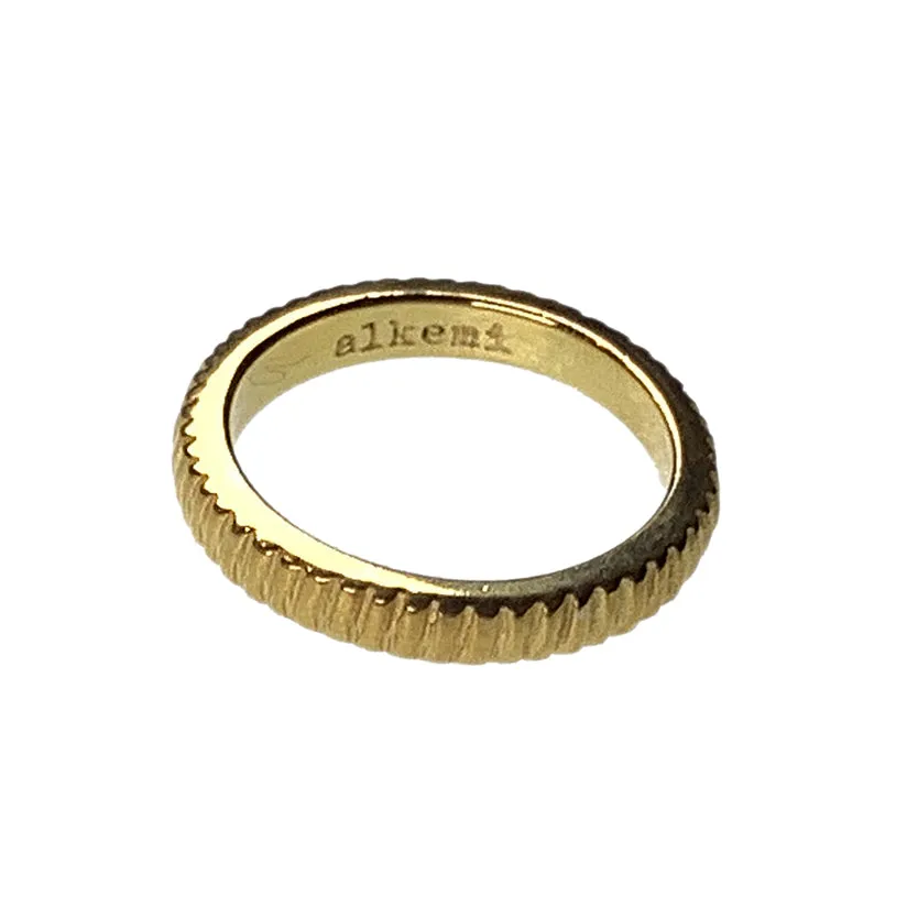 Stacking Rings in 18kt Gold PL