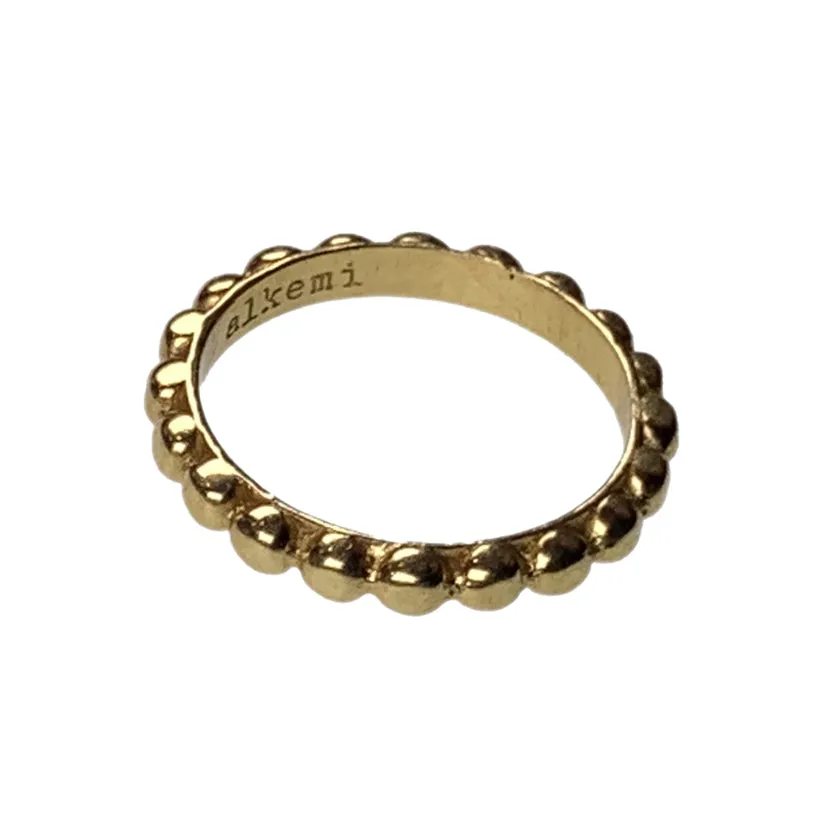 Stacking Rings in 18kt Gold PL
